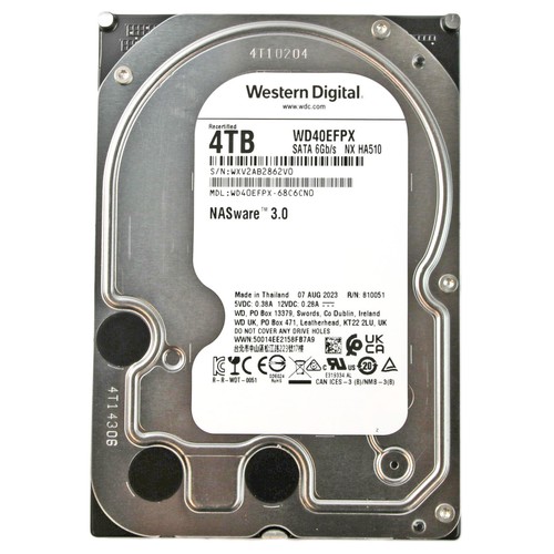 WD Red 4TB interne Festplatte WD40EFPX NAS 4000 GB SATA600 3.5" refurbished