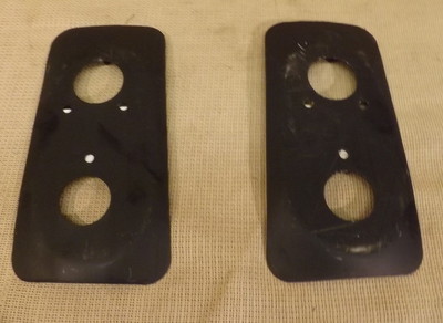 CLASSIC MINI STAHL ADAPTERPLATTEN ZUM UMRÜSTEN MK3 AUF MK1 RÜCKLEUCHTEN X 2 