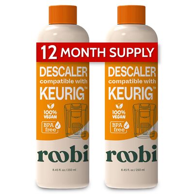 Keurig Compatible Descaling Solution & Cleaner. Specially Formulated for Keur...