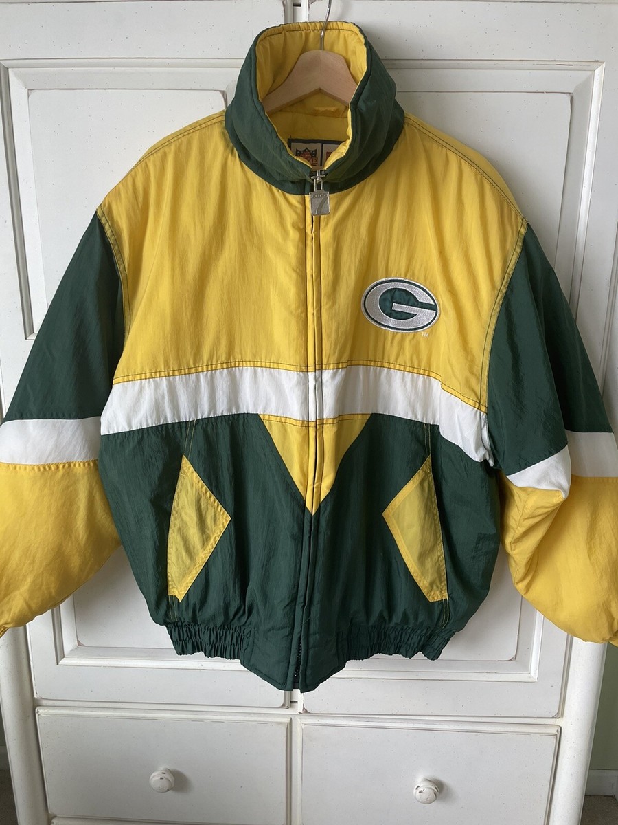 Vintage GAME DAY Logo 7 GREEN BAY PACKERS Men's LARGE Puffer