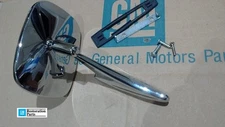 LH square outside door chevy side view mirror Chevelle Camaro Impala GM 