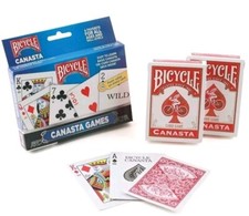NEW ~ BICYCLE Canasta Games Playing Cards Made In USA