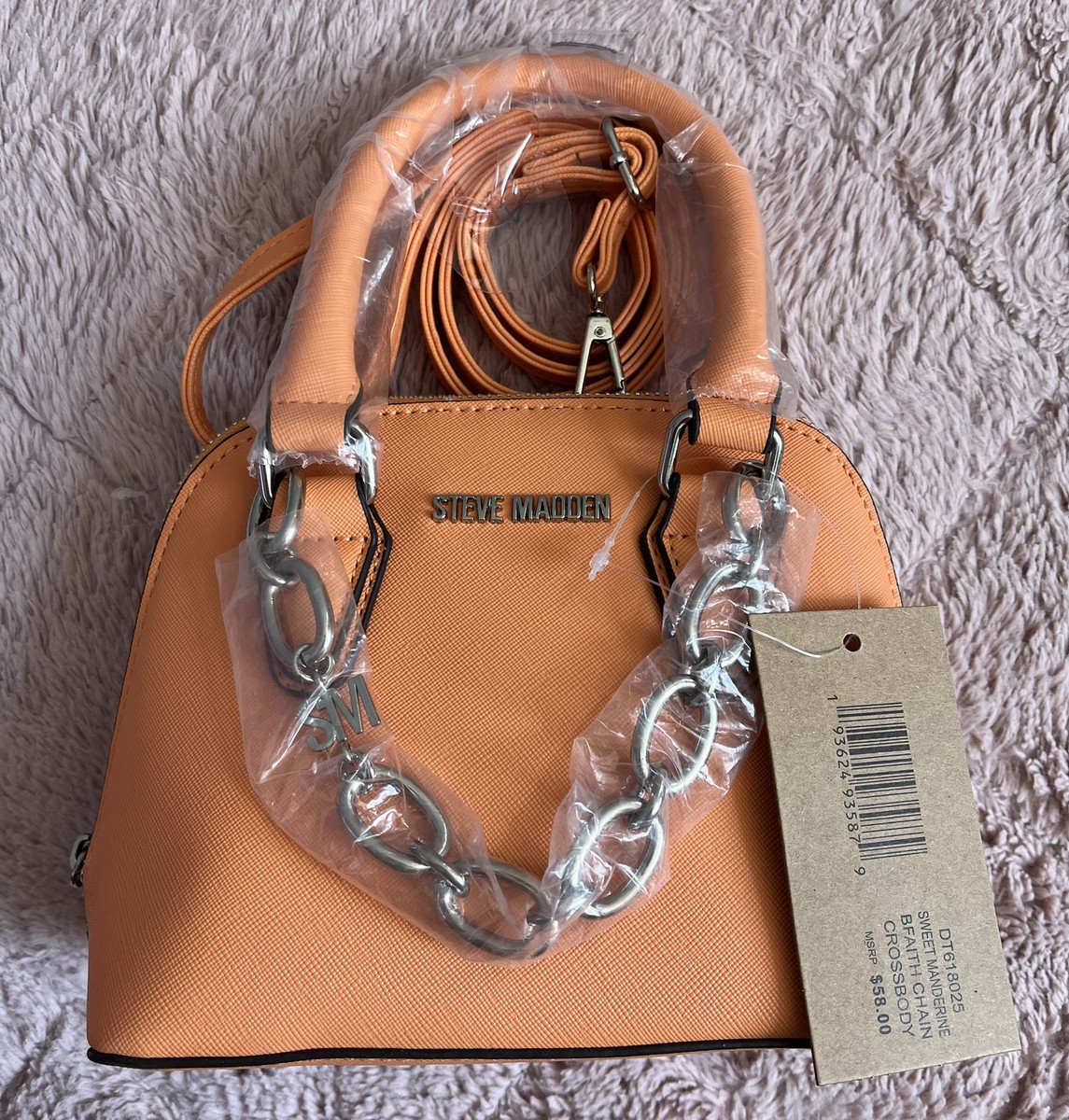 Steve Madden Women's B-FAITH Chain Crossbody/Shoulder Bag