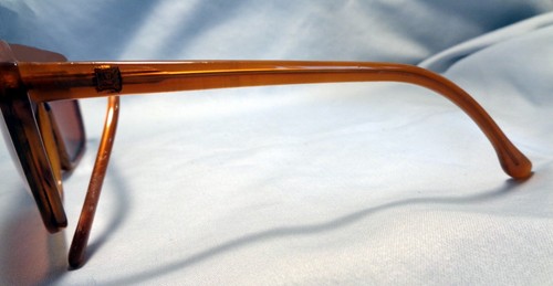 LAURA BIAGIOTTI Men's Amber OXSOL Plastic Eyeglasses (made in Italy) - Picture 3 of 3