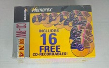 Memorex 4-CD-RW Rewritable 650MB 16-CD-R Recordable 650MB Compact Discs