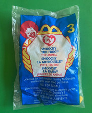 Vintage McDonald  s Ty Beanie Baby Smoochy the Frog 1993