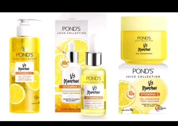PONDS JUICE COLLECTION VS MANCHAS VITAMINA C LIMPIADOR+SERUM