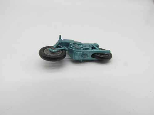 Vintage 1960's Matchbox Lesney #38 Motorcycle Trailer & Honda Motorbike England - Picture 10 of 10