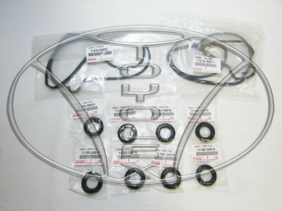 NEW GENUINE TOYOTA 11213-0S010 & 11214-0S010 VALVE COVER GASKET&SPARK PLUG SEALS NEW GENUINE TOYOTA 11213-0S010 & 11214-0S010 VALVE COVER GASKET&SPARK PLUG SEALS