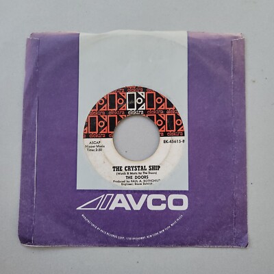 Elektra Records - The Doors - Light My Fire / The Crystal Ship - 45RPM - 7''