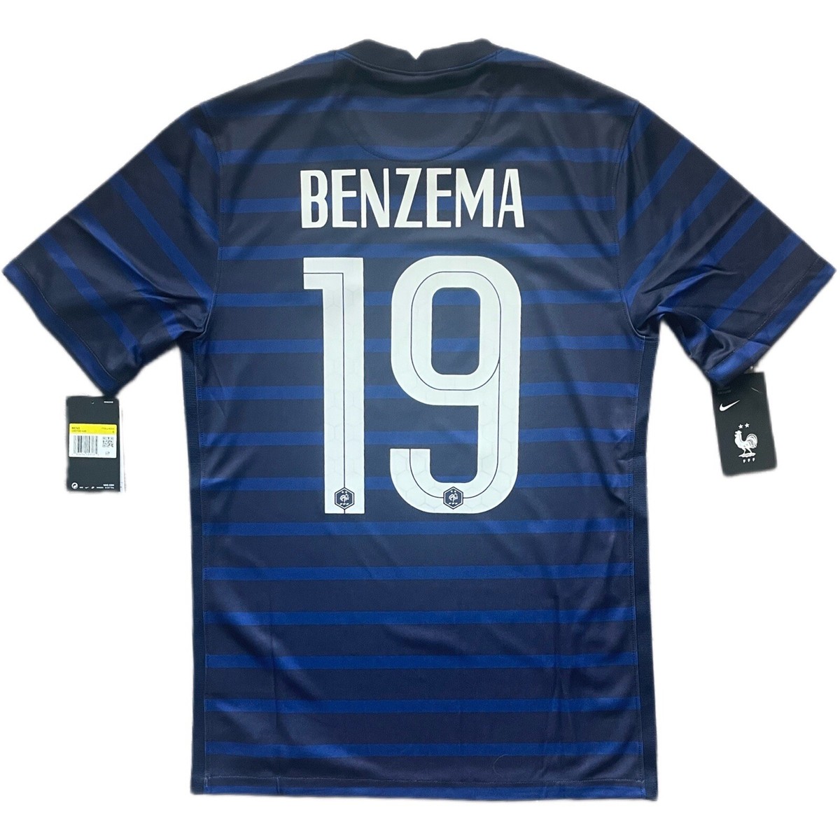 2020/21 France Home Jersey #19 Benzema Small EURO Nike