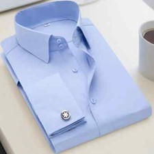 Men's Shirt, Men's Long Sleeved Business Sleeve Business Formal Men's Shirt