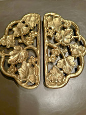 Harvin VM 3803 Vtg Mosiądz Kwiatowy zestaw podstaw