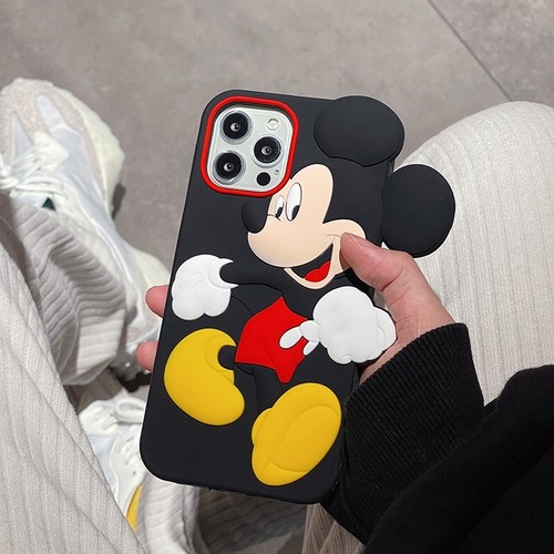 Mickey Mouse Silica Gel Soft Plus Schlüsselband Stoßfest Handyhülle für iPhone 16 Pro - Bild 12 von 13