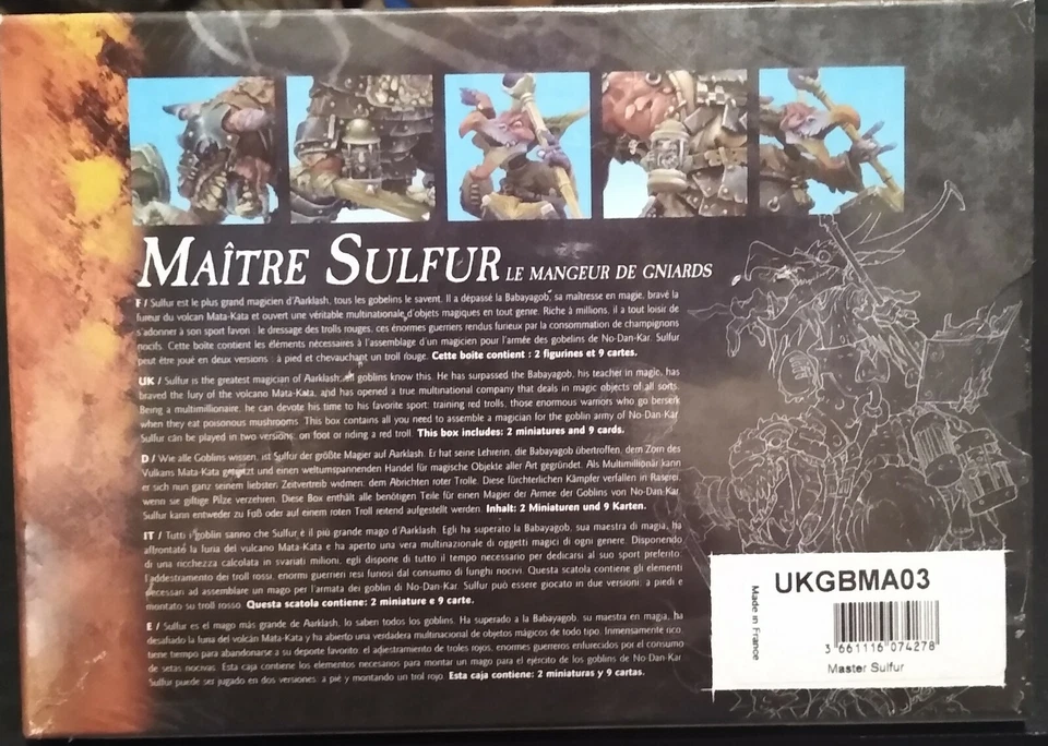 Rackham Confrontation Master Sulfur Box Set. GBMA03.  English Cards. - Image 2 of 2