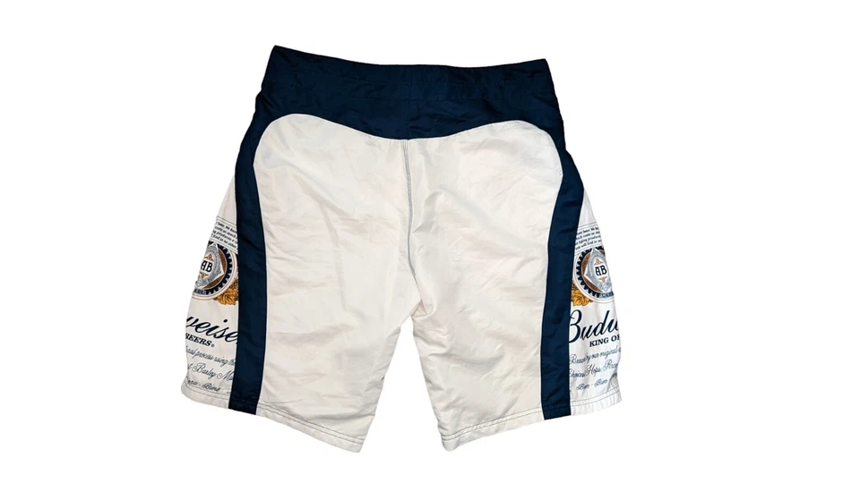 Budweiser Swim Trunks Lined  Mens 36 Beer King Of Beers Authentic Board Shorts - Image 3 of 4