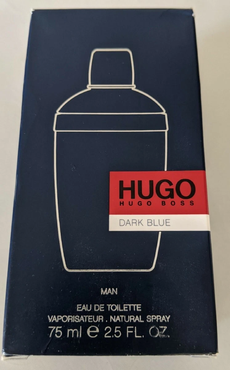 Hugo Boss Dark Blue 2.5 oz Men s Eau de Toilette 737052031415 eBay