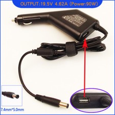 Laptop Auto Ladegerät Adapter + USB für Dell Latitude E5500 E5510 E5520 E6230