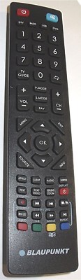 ORIGINAL BLAUPUNKT 3D LED TV Fernbedienung 40/148O-GB-11B-FEGBQU-EU 40/148OGB