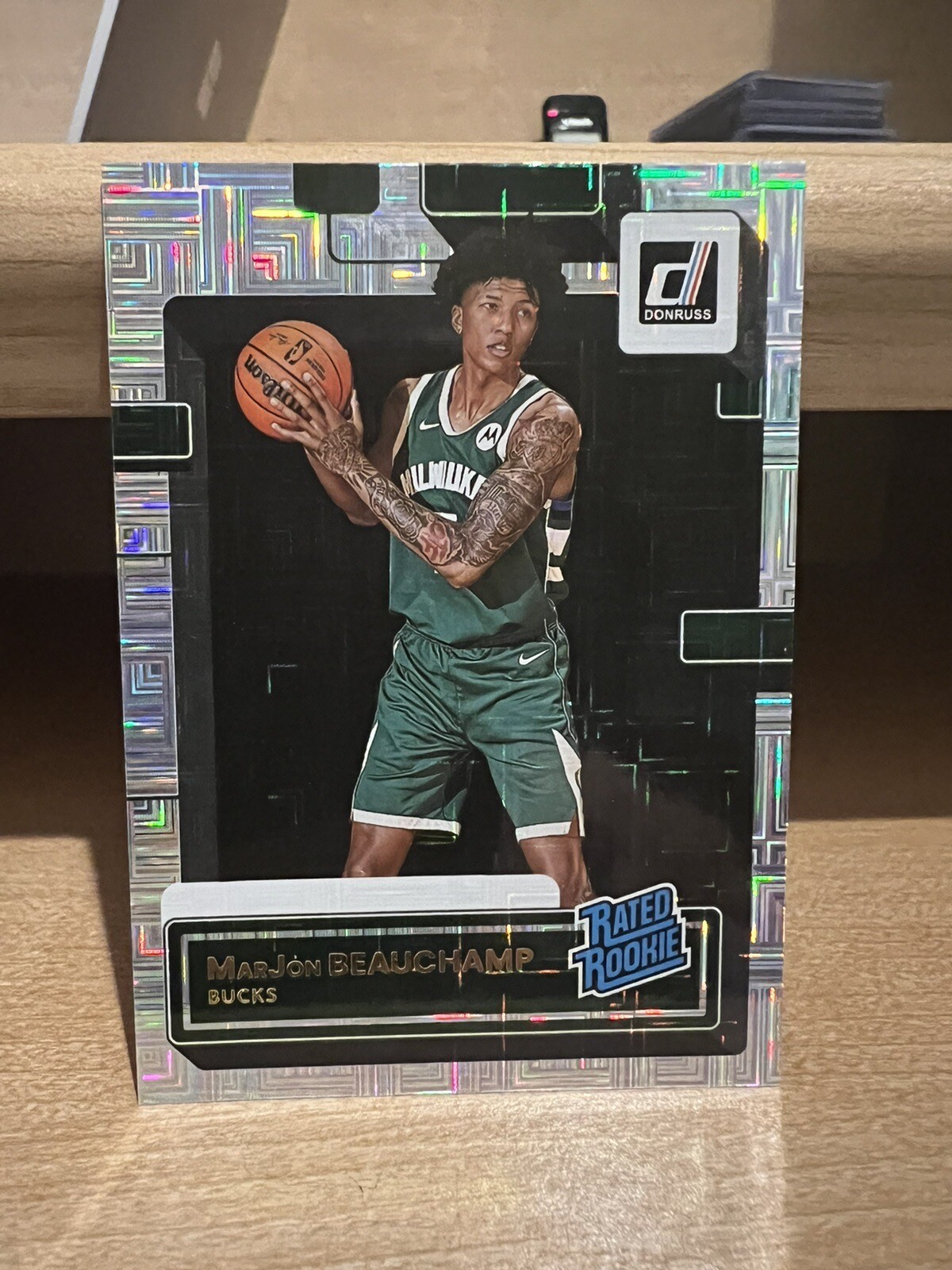 2022-23 Panini Donruss Choice NBA MarJon Beauchamp Rated Rookie Bucks Card #224