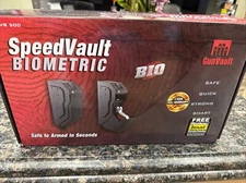 GunVault SVB500 SpeedVault Biometric Fingerprint Scanner Gun Safe New!