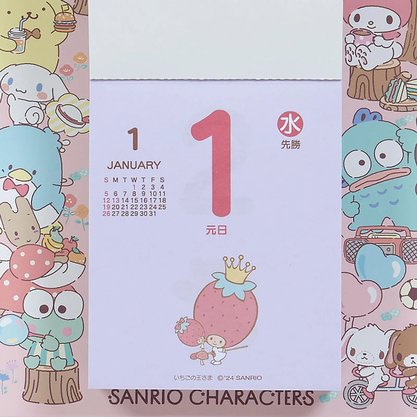Sanrio Sanrio Daily Wall Calendar 2025 Sanriocharacters Wall Hanging 451495 697 - Picture 3 of 4