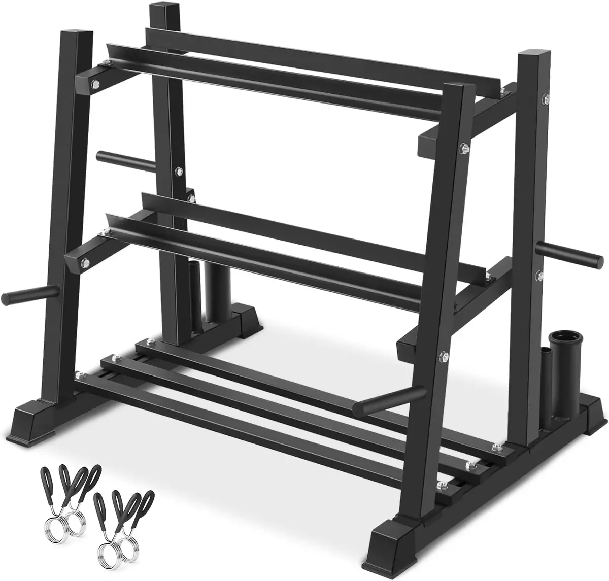 Dumbbell Rack Dumbbell Set with Rack Stand Dumbbells Weights Rack for Home Gy