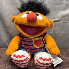 K1 Vintage 1999 Check-Up Ernie Sesame Street Electronic Doll Fisher Price 14"