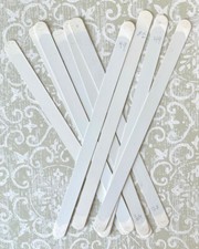 10 Piece 1/2" White Steel Corset Making Boning 8 1/2" long