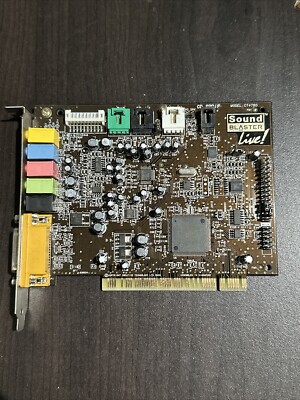 CT4780 Creative Labs Sound Blaster Live Analog Digital Outputs PCI Sound Card