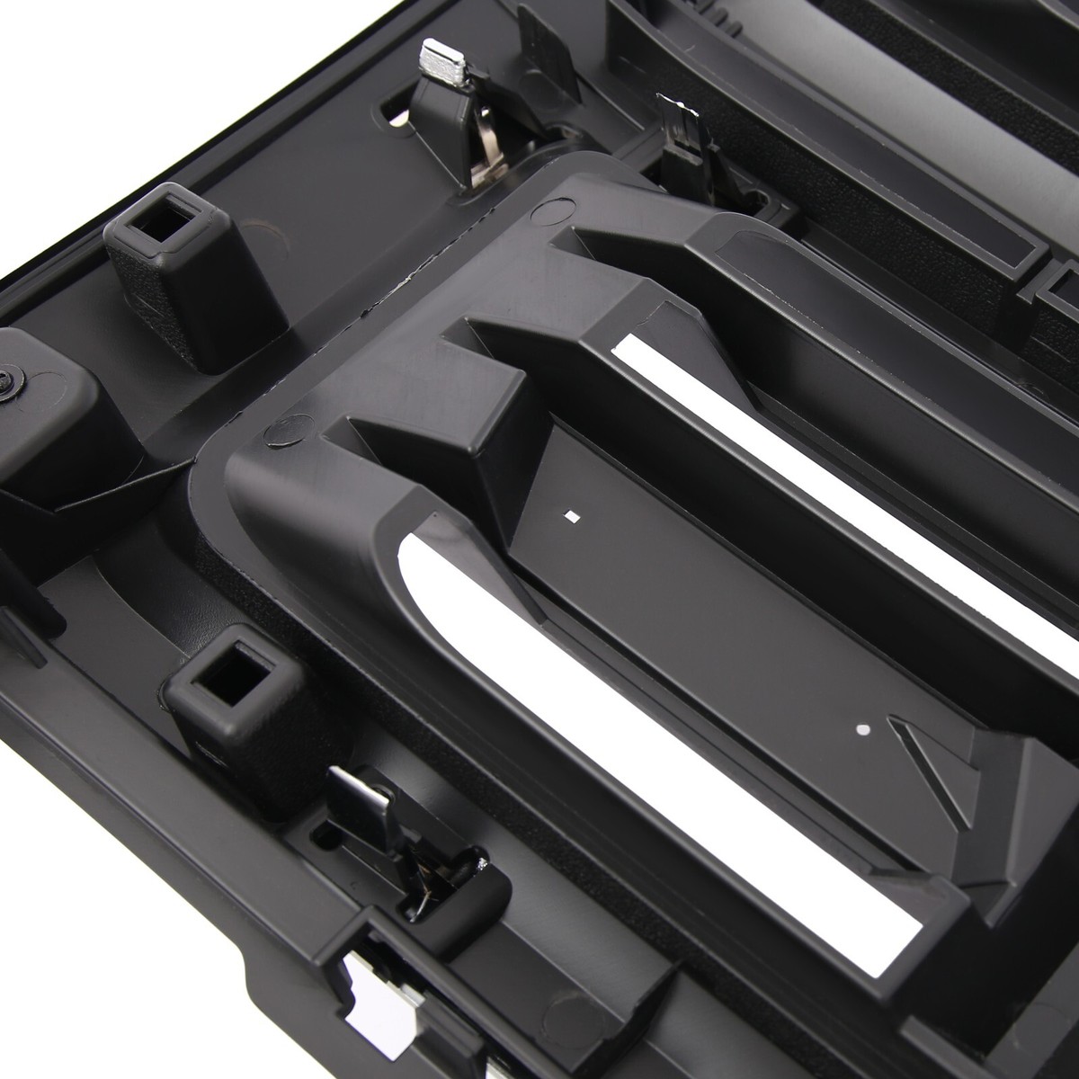 KARPAL Front Upper Grille Assembly W/Chrome Surround Frame Compatible with 2014 2015 Chevrolet Silverado 1500, Replacement 23259621 GM1200714