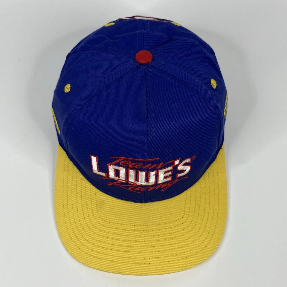 NASCAR Gorra Gorra Snap Back Azul Lowes Team Racing 31 Mike Skinner Chase Para Hombres Foto 3 de 4