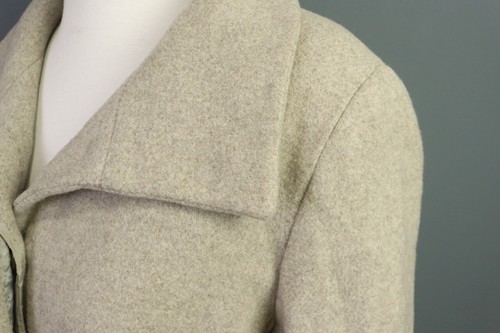 WEEKEND MAX MARA Beige Wool Single Breasted Coat Jacket Size I46 / US12 / GB14 - Picture 13 of 18