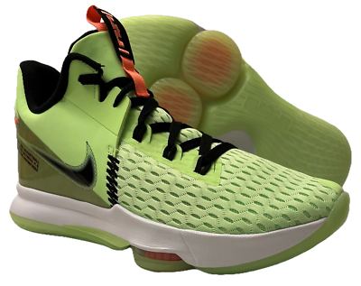 Nike LeBron Witness 5 Grinch CQ9380-300 Lime Glow (Men display picture 1