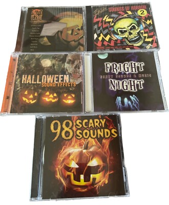 Halloween Sounds Of Horror  5 Cds Of Terrifying Sound Effects Scary Fright
