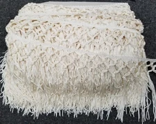 5 yards natural white Fringe trim 5-6  inches long