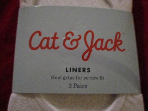 3 Pair Cat & Jack Girls' Sock Liners Multicolor Size Small fits 5.5-8.5 Shoe - Picture 3 of 5