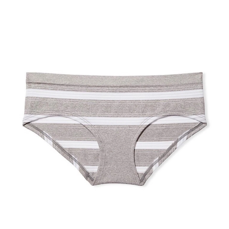 Women Panty Size XL VICTORIA’S SECRET Seamless Sheer Stripe Heather Hiphugger - Изображение 3 из 4