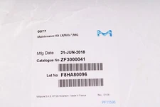 Millipore ZF3000041 Maintenance Kit LX/ RiOs - NEW