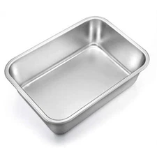 Lasagna Pan, Rectangular Cake Pan Brownie Bake Dish Stainless Steel, 14.17’’×...