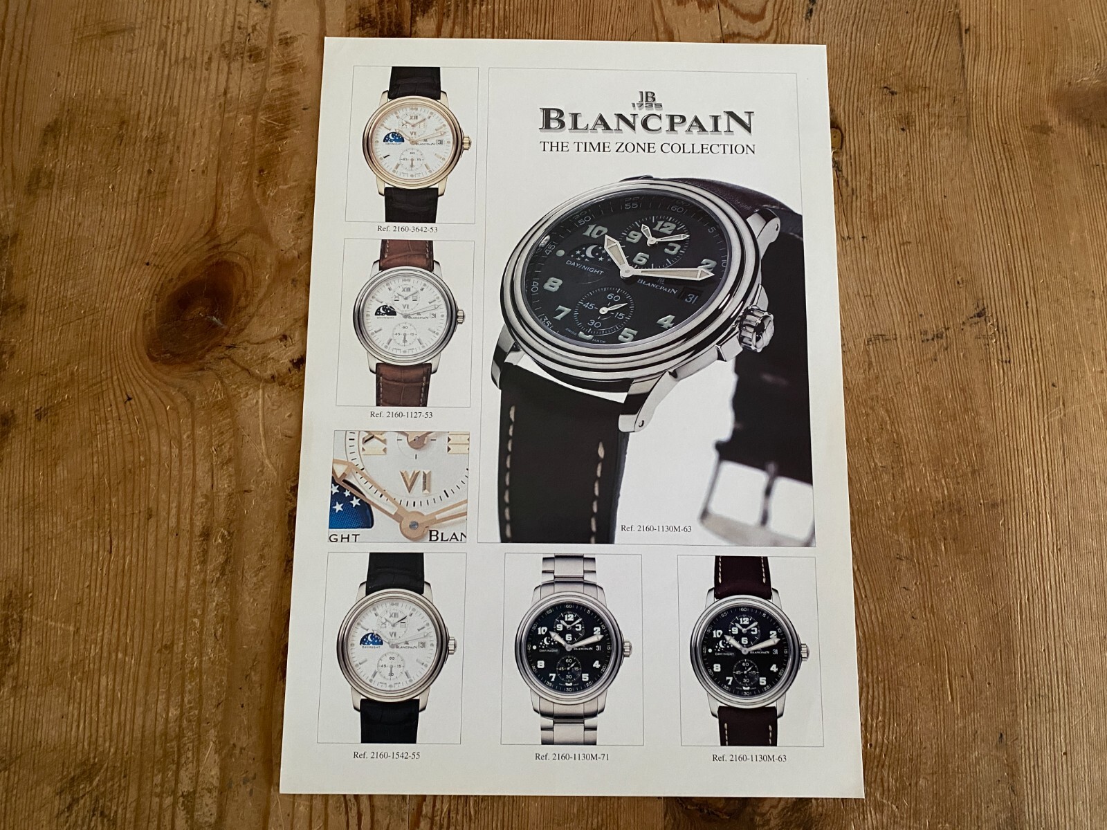 Blancpain Visual Expositor - The Time Zone Collection