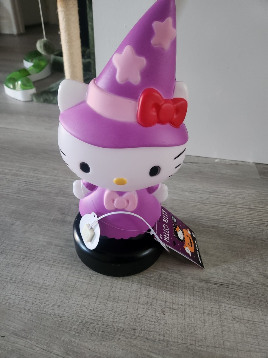 Hello Kitty With Witch Hat 12” Blow Mold Halloween Tabletop Decor