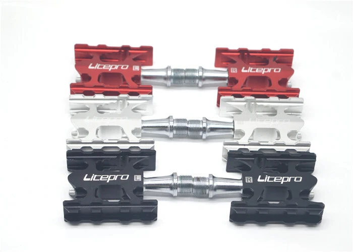 Pedales Litepro Cuerpo Aluminio Pedal para Brompton Dahon Birdy Bicicleta Plegable Foto 2 de 4