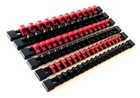 6 GOLIATH INDUSTRIAL ABS MOUNTABLE SOCKET RAIL RACK HOLDER ORGANIZER 1/4 3/8 1/2 — photo 2
