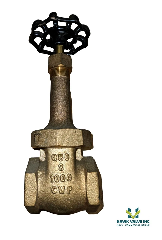 1-1/2 БРОНЗОВЫЙ 350 S / 1000 CWP РЕЗЬБОВОЙ ПОДЪЕМНЫЙ ШТОК ЗАДВИЖКА КЛАПАН (WALWORTH FIG.48) - Изображение 2 из 4