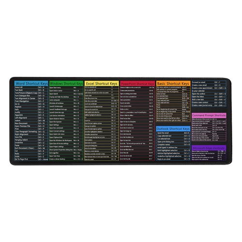 Suture Edge Mouse Pad Comfortable Excel Cheat Sheet Desk with Wear Resistant - Bild 10 von 11