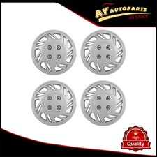 4 Pcs 13 Universal Wheel Hub Caps Silver Wheel Cover Wheel Trim Kit 4 Pcs 13 Universal Wheel Hub Caps Silver Wheel Cover Wheel Trim Kit