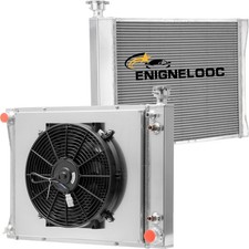 3 Row Core Aluminum Radiator Shroud Fan For 1988-1995 C/K 1500 2500 3500 5.7L AT