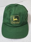 Vintage John Deere Hat Cap Snap Back Green K-Products Patch Mens Made USA 80s