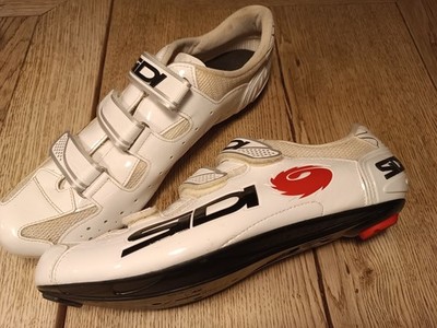 Fahrradschuhe Sidi weiß Gr. 48  Millenium Carbon  mit Klettverschluss